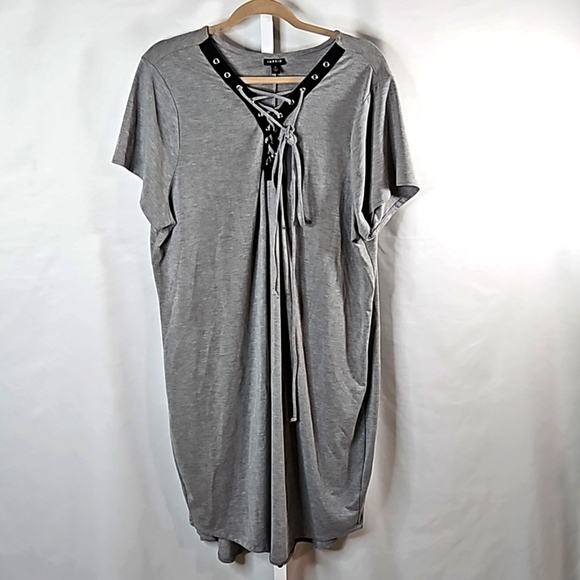 torrid Dresses & Skirts - Torrid Gray Women's Tee-shirt Maxi Dress Size 3